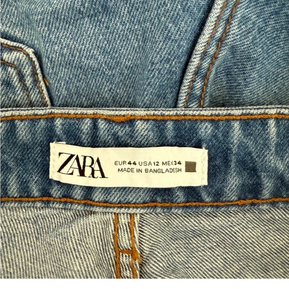 Zara Light Blue Denim Pants - Picture 5 of 6